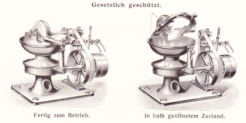 Eine der ersten Ausführungen des Kutter "Rapid" - um ca. 1900