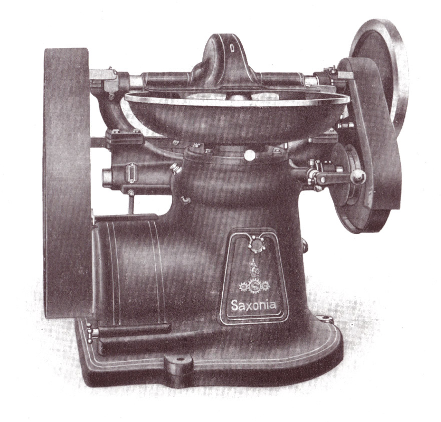 "Saxonia"-Elektro-Kutter mit eingebautem Motor und Sc:hwungrad 1928