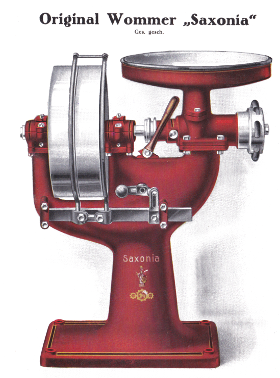 "Saxonia"-Fleischschneide-Maschine