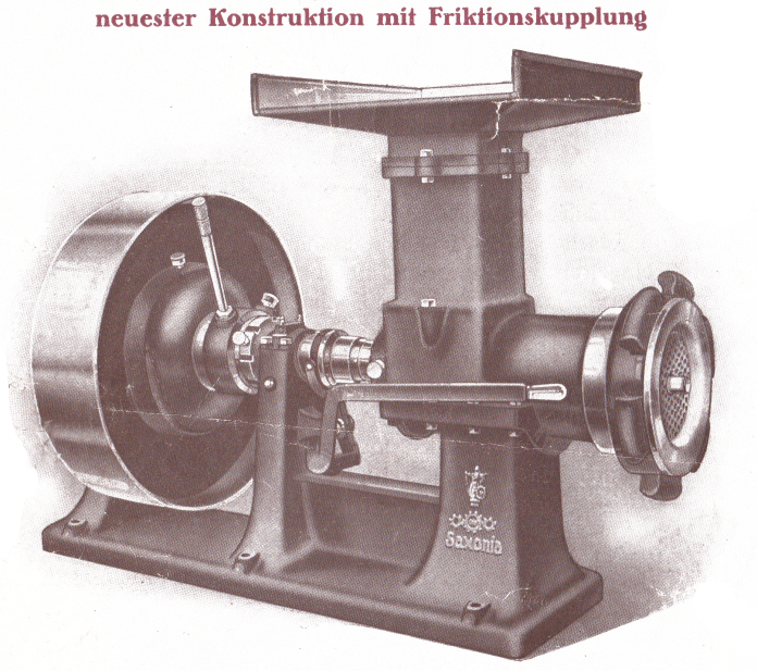Saxonia"-Talk- und Fleischschneide-Maschinen KO, LO, WO
