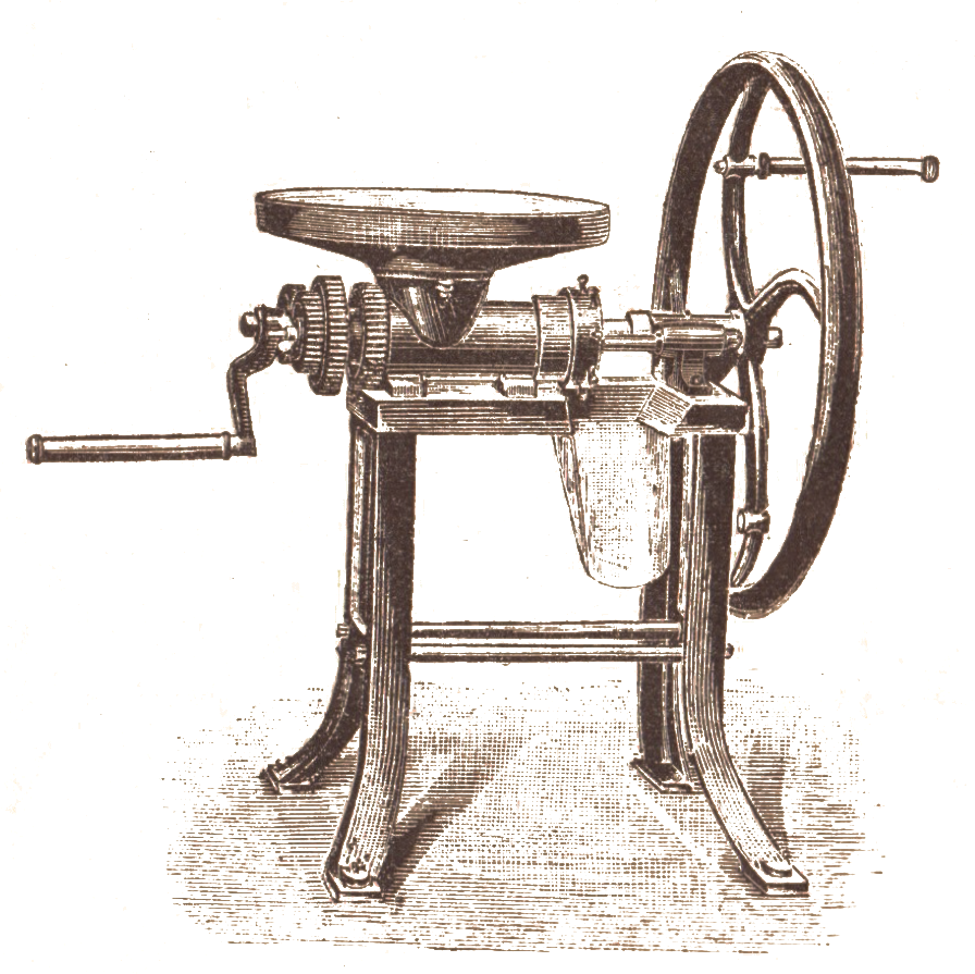 Universal-Fleischschneide- Maschine B - 1892
