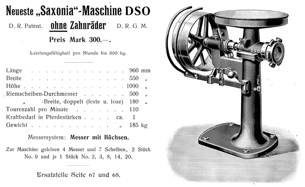 "Saxonia"-Wolf ohne Zahnräder um 1906 - Typ DSO