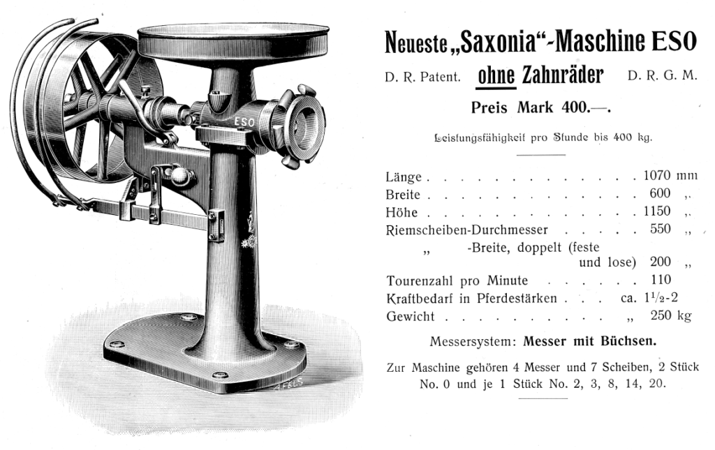 "Saxonia"-Wolf ohne Zahnräder um 1906 - Typ ESO
