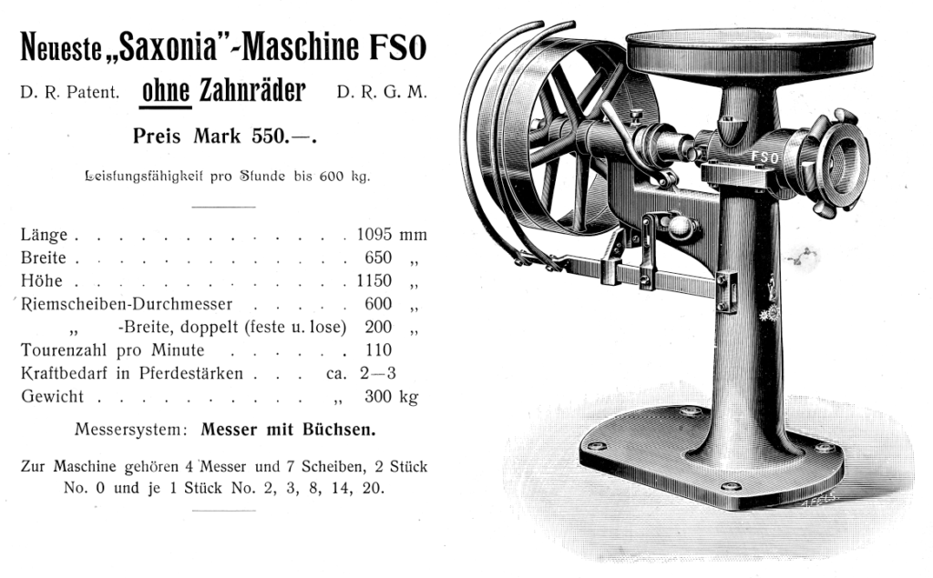 "Saxonia"-Wolf ohne Zahnräder um 1906 - Typ FSO