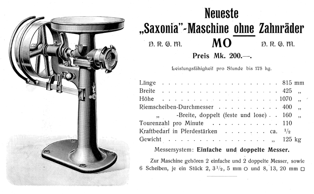 "Saxonia"-Wolf ohne Zahnräder um 1906 - Typ MO