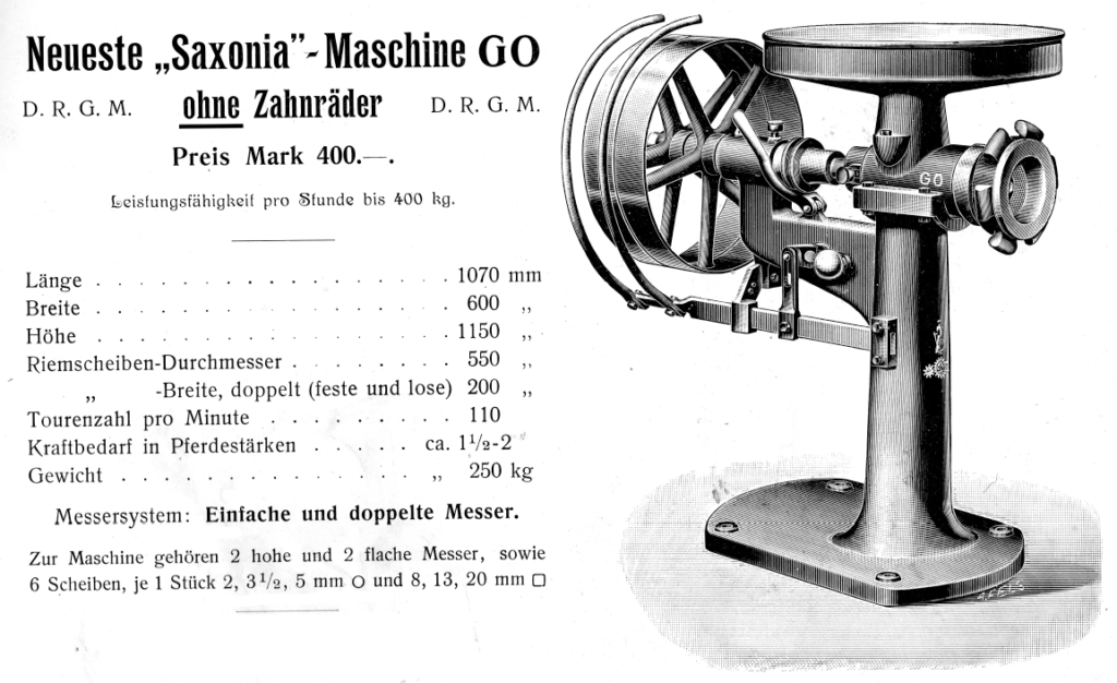 "Saxonia"-Wolf ohne Zahnräder um 1906 - Typ GO