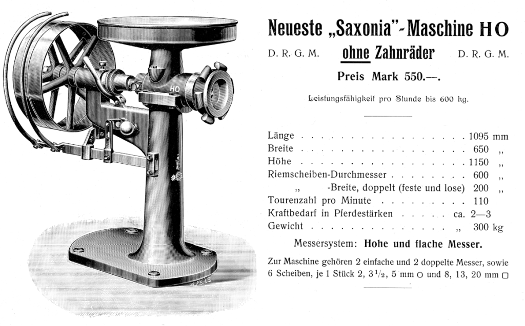 "Saxonia"-Wolf ohne Zahnräder um 1906 - Typ HO