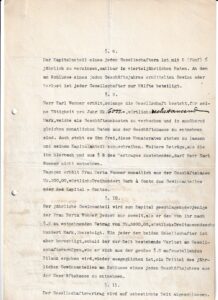 Gesellschaftervertrag 1909 III