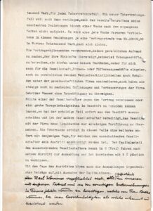 Gesellschaftervertrag 1909 Nachtrag II